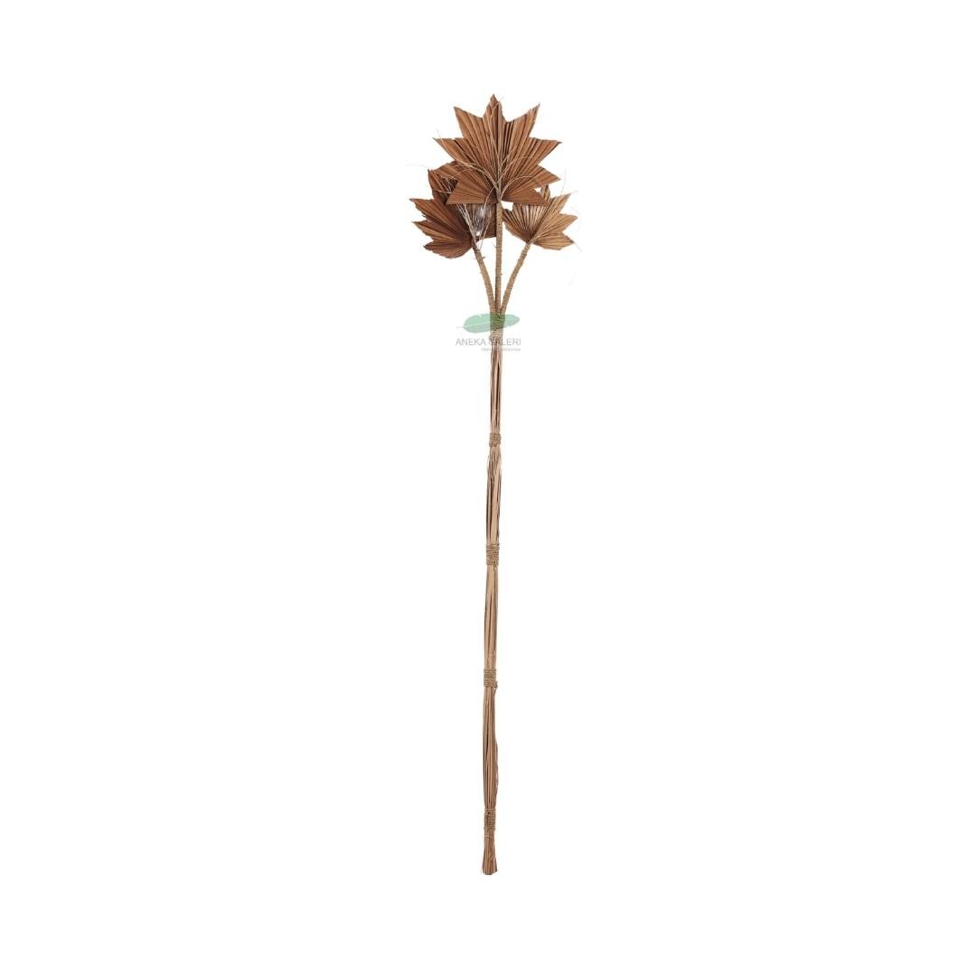 3 palm leaves, natural h.115cm 