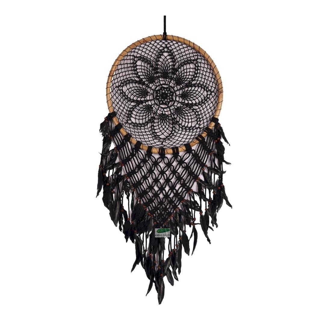 Dream catcher black 40cm, h.97