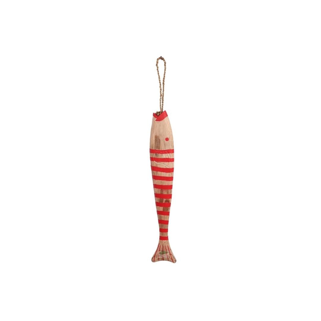 fish L 58cm,  Red stripes