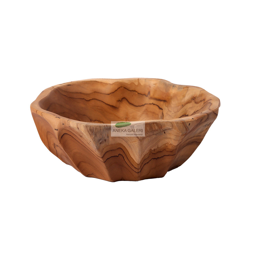 Irreguler Teak Bowl