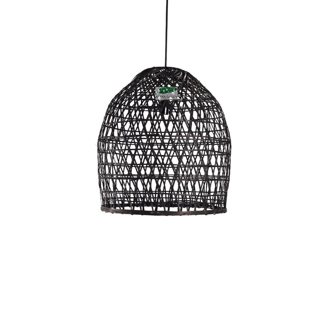 Lampshade black, Size L (46x46x50)