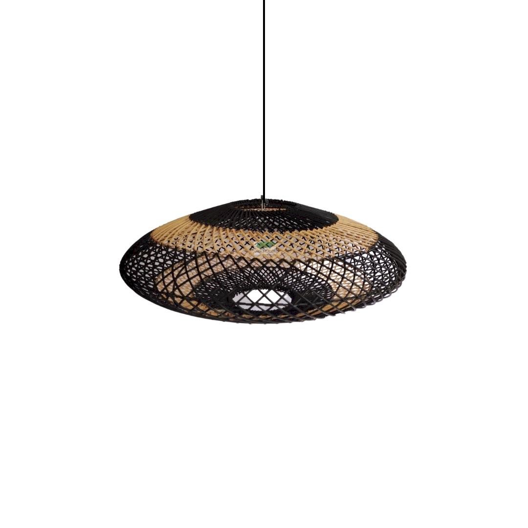 Lampshade UFO black-natural L, 58cm
