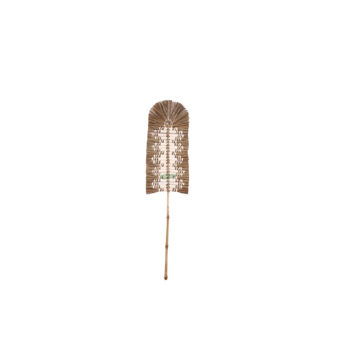 Leaf S White Woven 77 cm