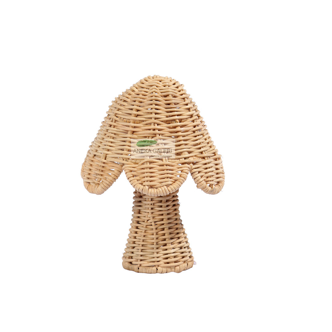 Rattan Mold with metal construction.