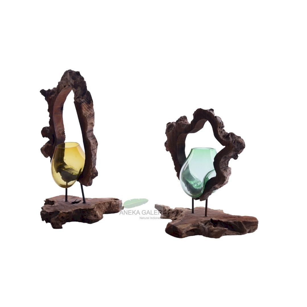 Root Glass green