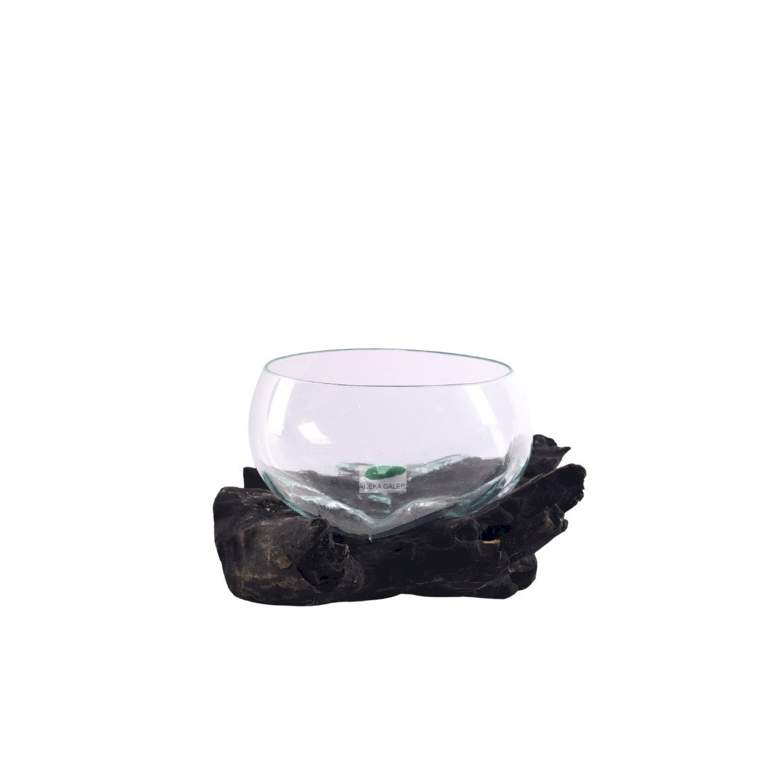 Root with glass 33x23x18cm