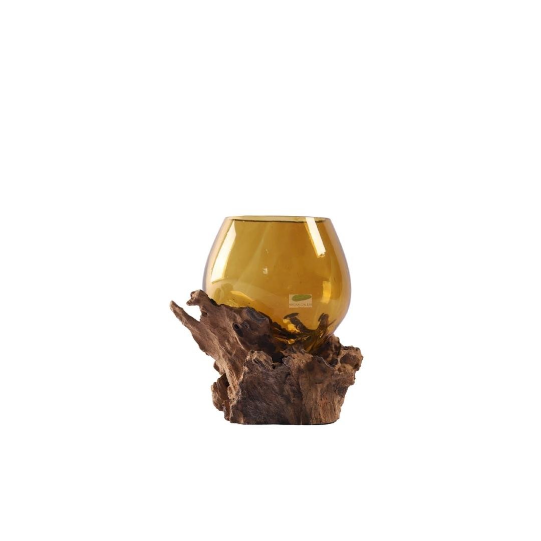 Root with yellow glass