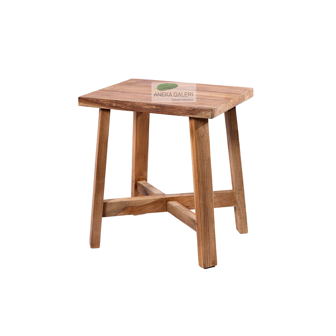 Round Stool Rustic Medium
