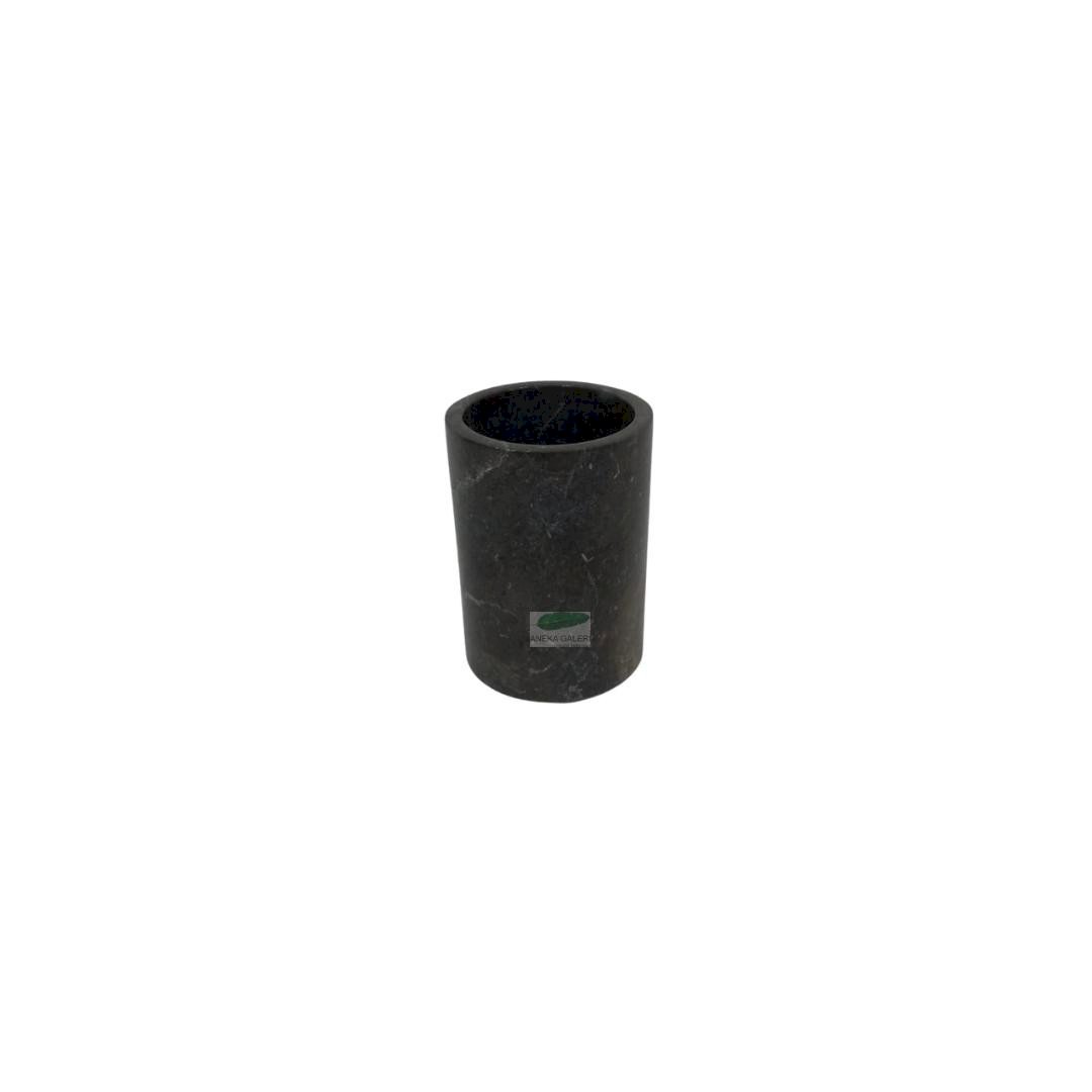 Stone Polish Black marble- TUMBLER
