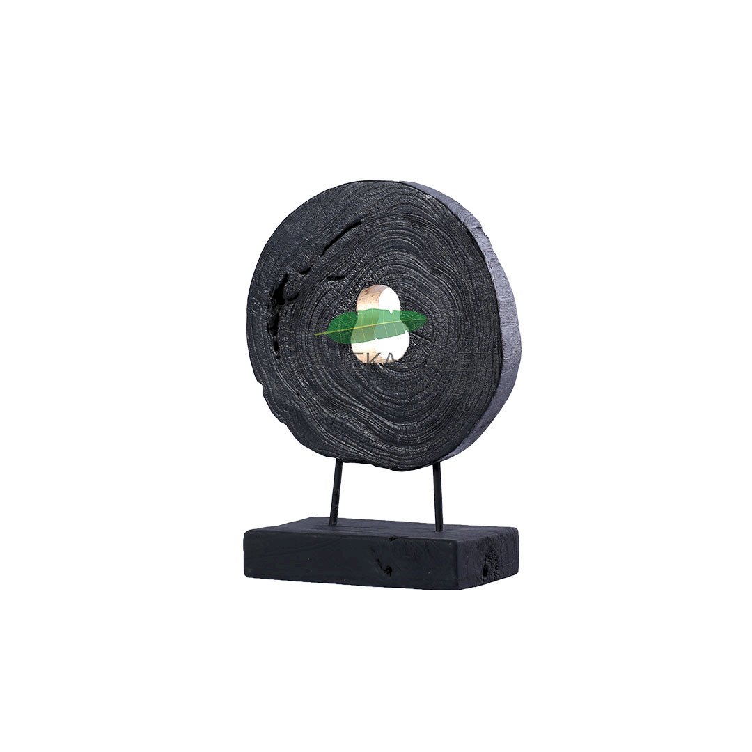 Teak Hole Deco Black