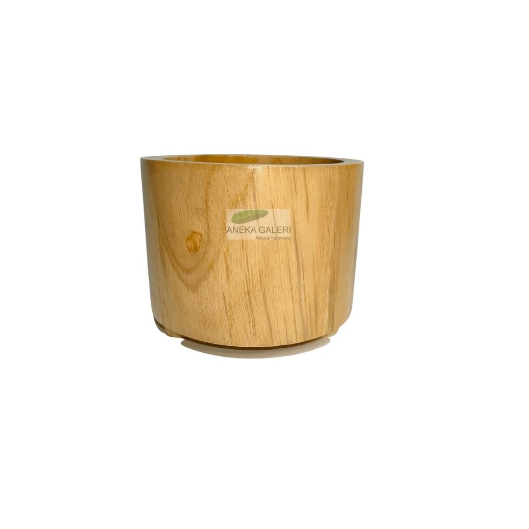 Teak Planter Vertical Line