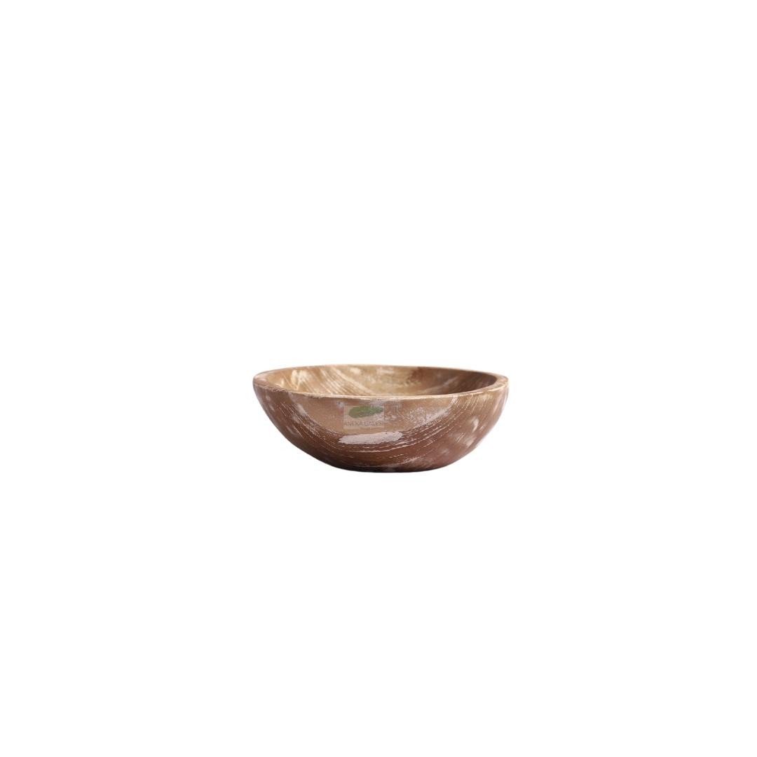 Teak Vase White Wash