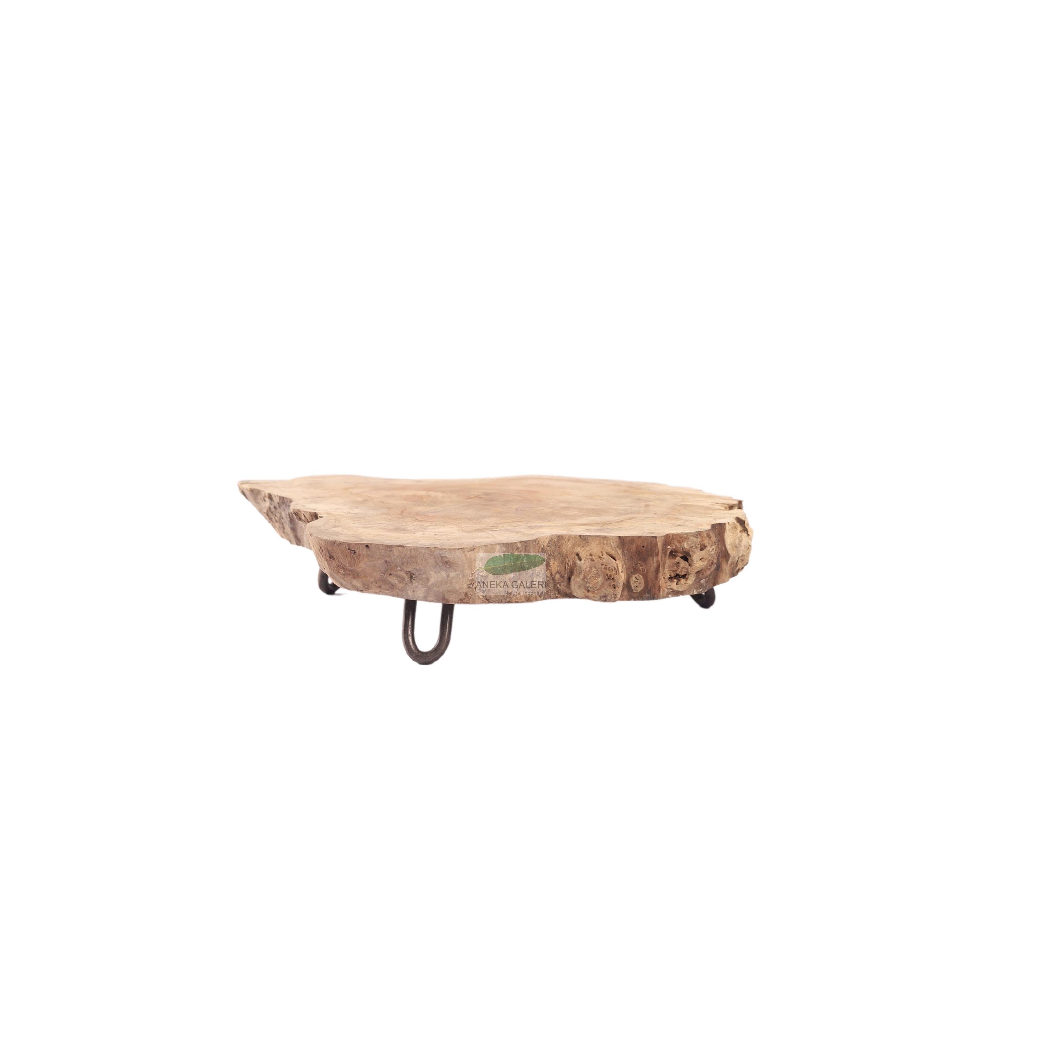 Tray Slice 3 iron leg  30 cm