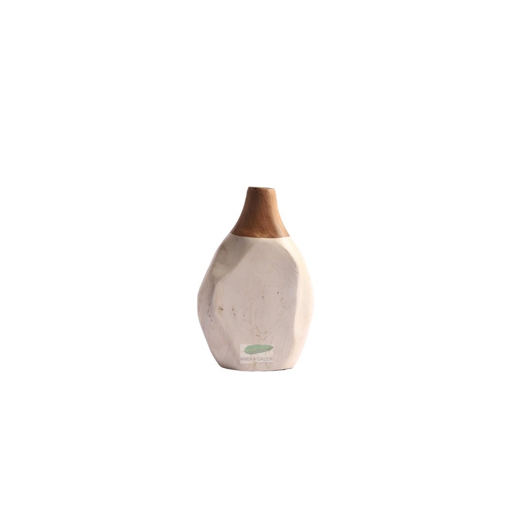 TW Vase Epoxy-natural top h.28cm