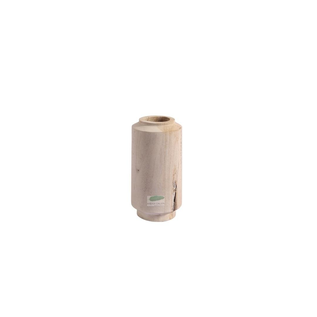 TW Vase silinder White h.20,5cm