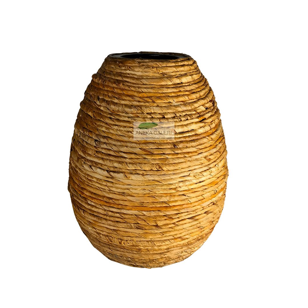 Vas Teracota Banana Stem Wicker