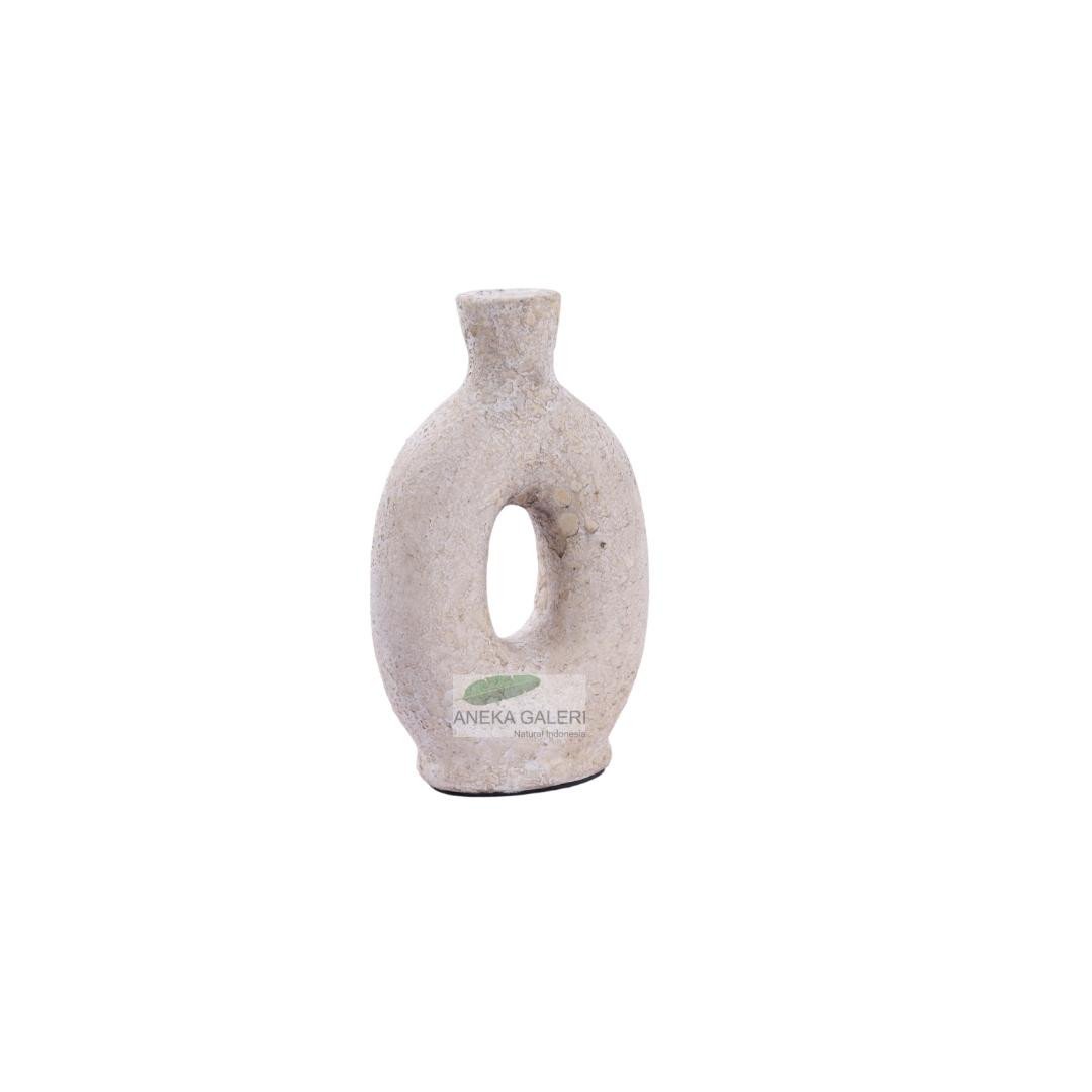 Vas terracota donat lonjong