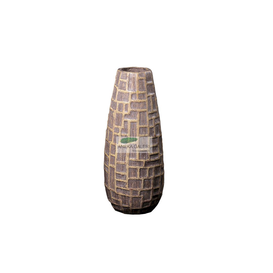 Vase kendang motif