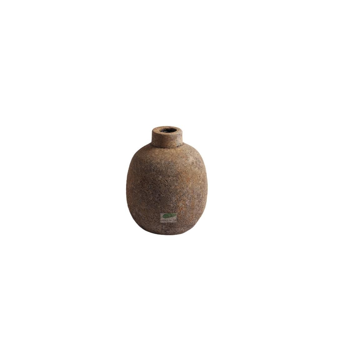 Vase TC Brown Burn